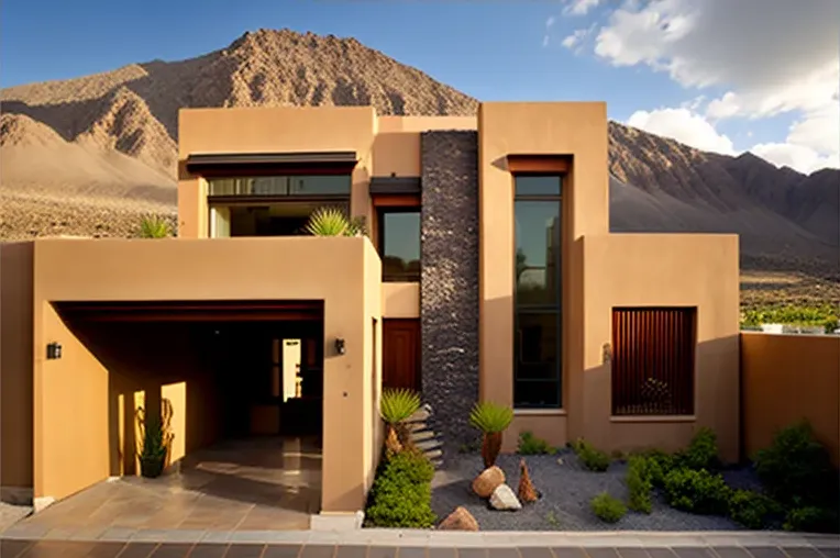 Arquitectura de lujo con materiales naturales en casa mediterránea en Perú