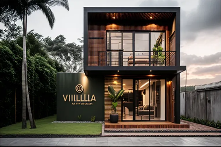 La Villa Minimalista: Arquitectura de estilo industrial con espacios amplios y seguridad en Santa Marta