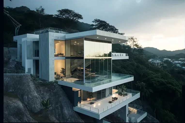 Vida de Lujo en las Montañas: Casa de Arquitectura Moderna en Acapulco