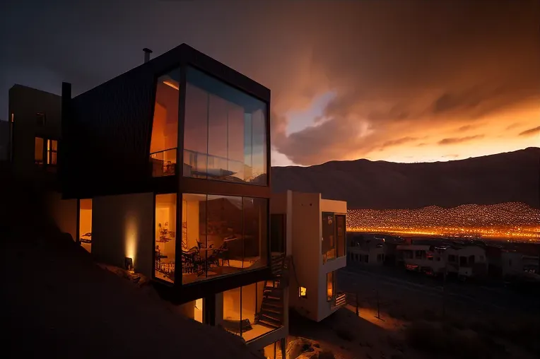 La Casa de lujo con iluminación natural en Iquique