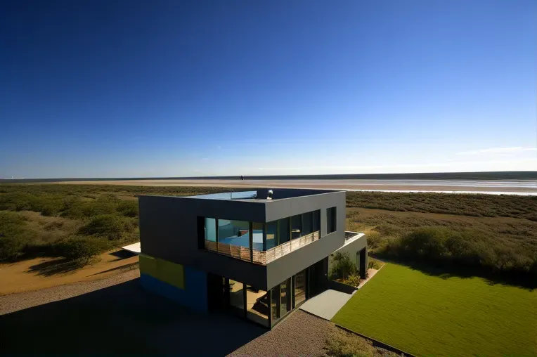 Vistas impresionantes en un oasis ecológico: Villa de lujo en Montevideo