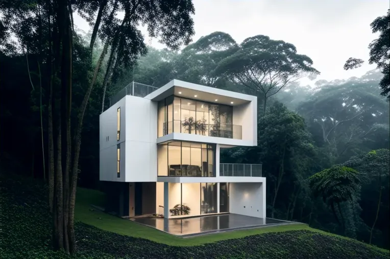 Casa construida con materiales exclusivos y rodeada de naturaleza en Guayaquil