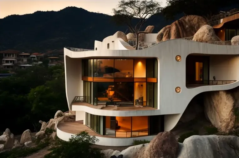 Espectacular casa de fibra de carbono, mármol y piedra natural en Puerto Vallarta