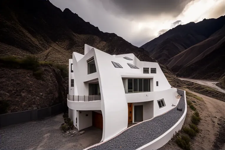 La Casa de Estilo Industrial en las Montañas de Cusco