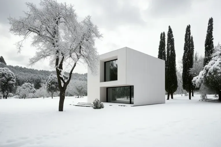 Sueño de montaña: vistas espectaculares y privacidad en esta casa de arquitectura minimalista