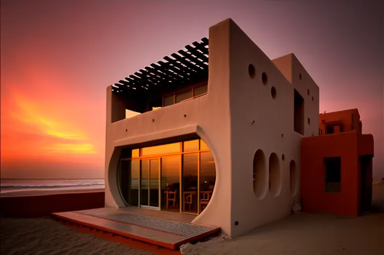 Diseño excepcional y acabados lujosos en una casa de playa