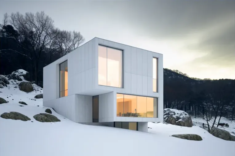 Estilo de vida minimalista con vistas espectaculares en esta casa en Girona