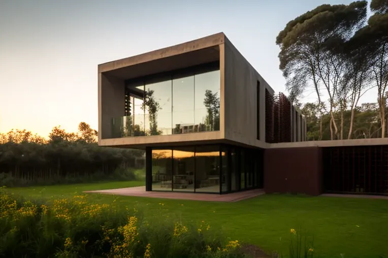 Escape contemporáneo con vistas panorámicas en Uruguay