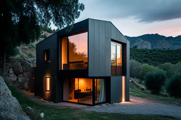 La Casa de diseño en Madrid: una mezcla perfecta de materiales modernos y vistas impresionantes