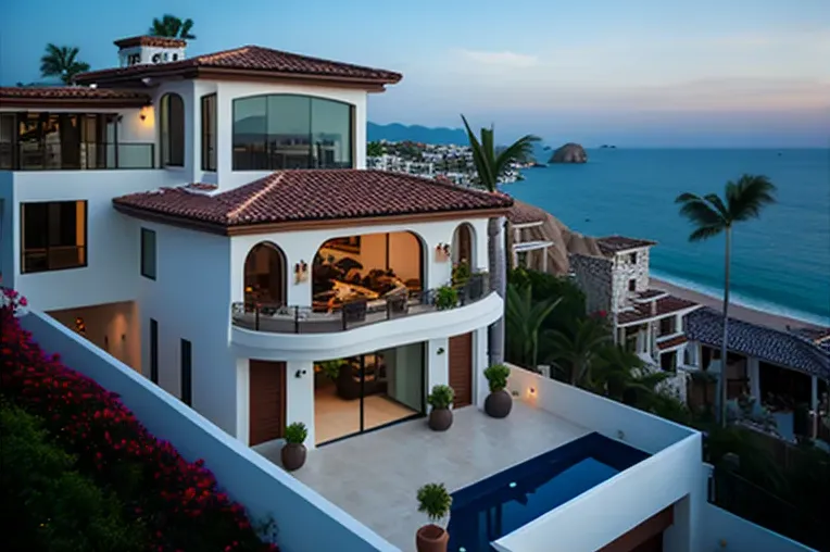 Villa Mediterránea con vistas impresionantes en Puerto Vallarta