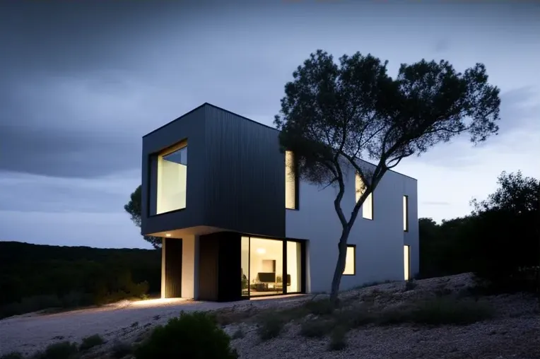 Vida de ensueño en Menorca: Casa de estilo high-tech con iluminación natural