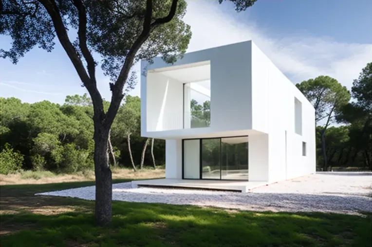 La armonía entre la naturaleza y la arquitectura: Villa ecológica con vistas impresionantes en Menorca