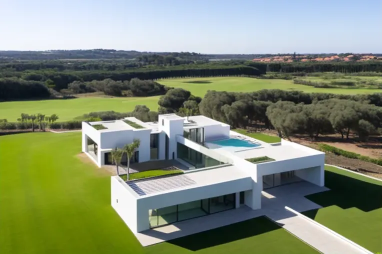 Vista impresionante en una villa de estilo contemporáneo en Sotogrande