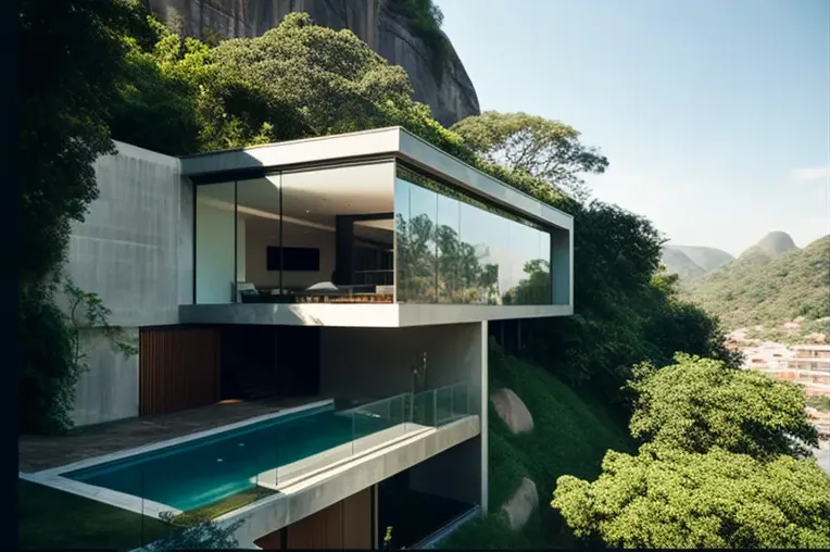 La lujosa Casa de Arquitectura moderna con vistas espectaculares en Rio de Janeiro