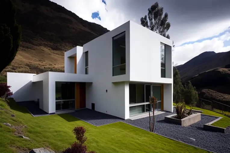 Retiro de Lujo en la Naturaleza: Villa con Fachada Elíptica en Quito