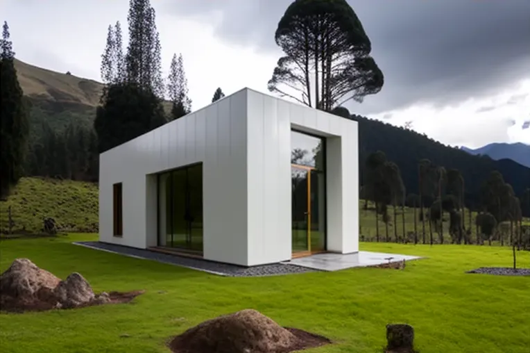 Espectacular Villa de Hormigón, Aluminio y Acero Inoxidable en Quito