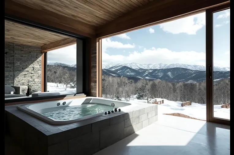 Lujosa Casa de estilo industrial en las montañas con vistas impresionantes