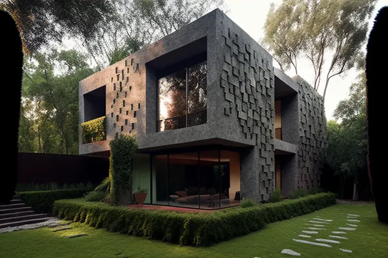 Iluminación natural y diseño futurista en esta casa en un parque natural en Ciudad de México