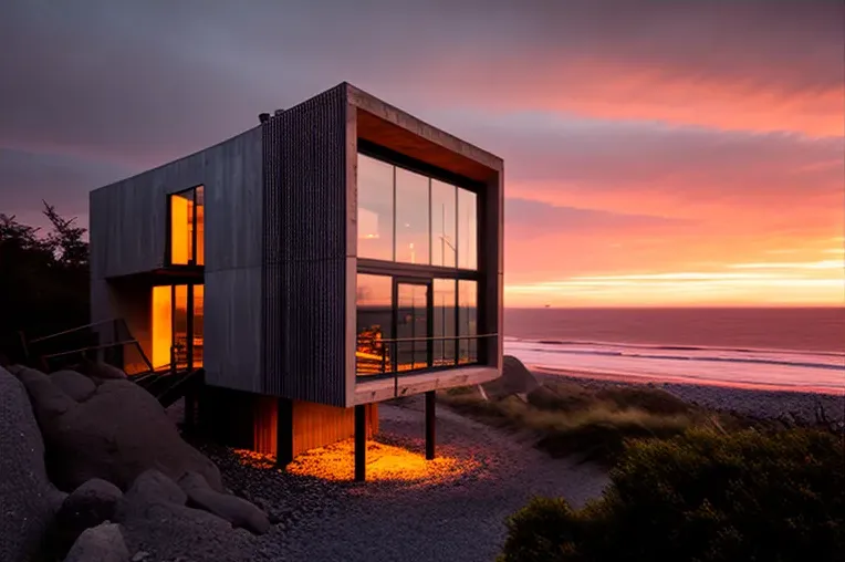 Lujosa villa con vistas al mar y privacidad en Pucón, Chile