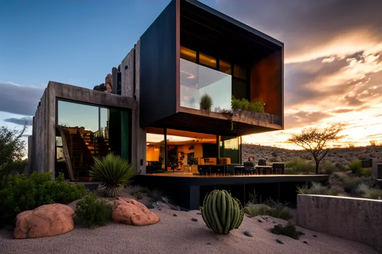 Propiedad de lujo con diseño industrial y vistas impresionantes en las montañas de México