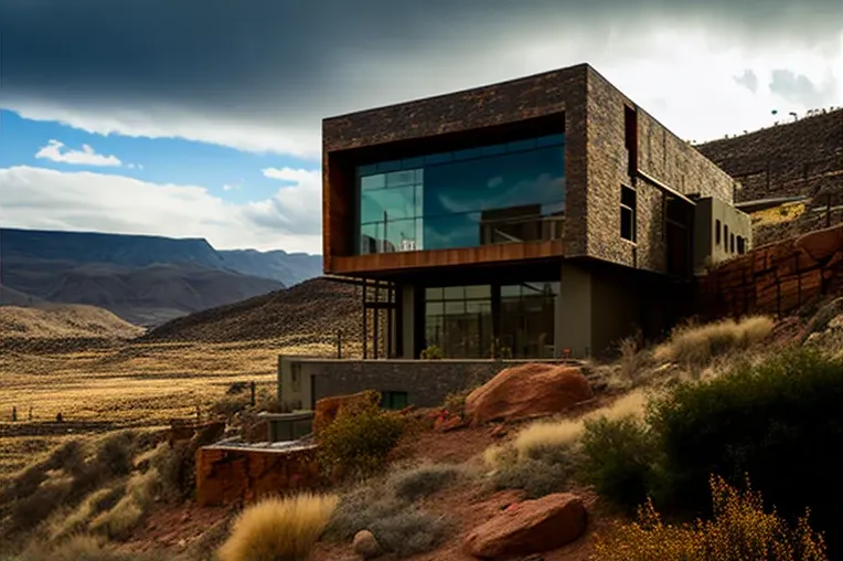 Casa de estilo industrial con vistas impresionantes en Sucre, Bolivia