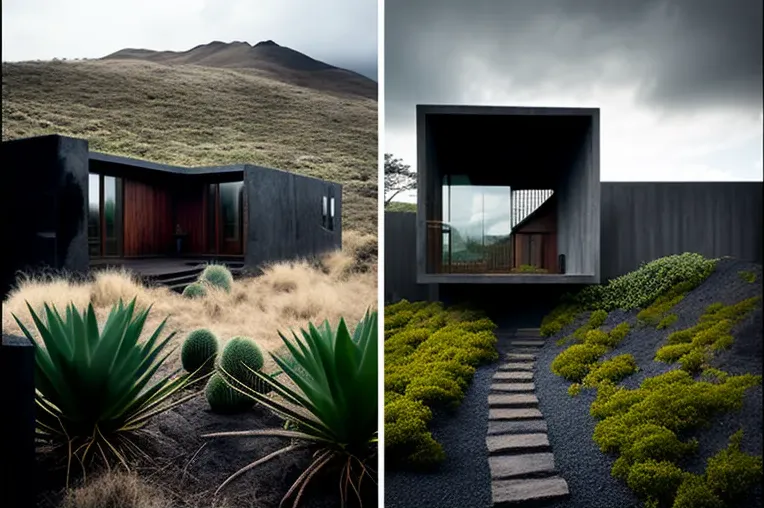 Espectacular villa de arquitectura minimalista en un parque natural en Ecuador