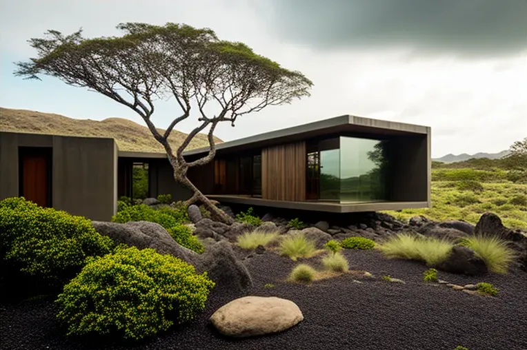 Vivir en armonía con la naturaleza en esta villa minimalista con terrazas panorámicas