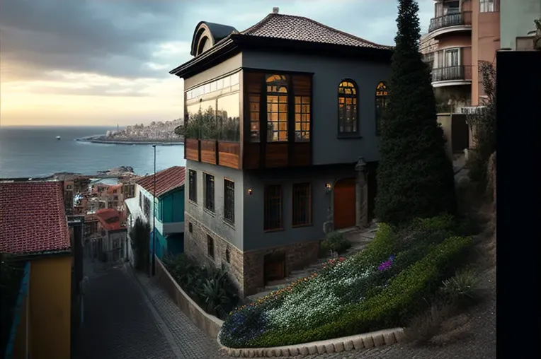 Relájate y disfruta de las vistas impresionantes en esta casa de lujo con piscina en Valparaíso