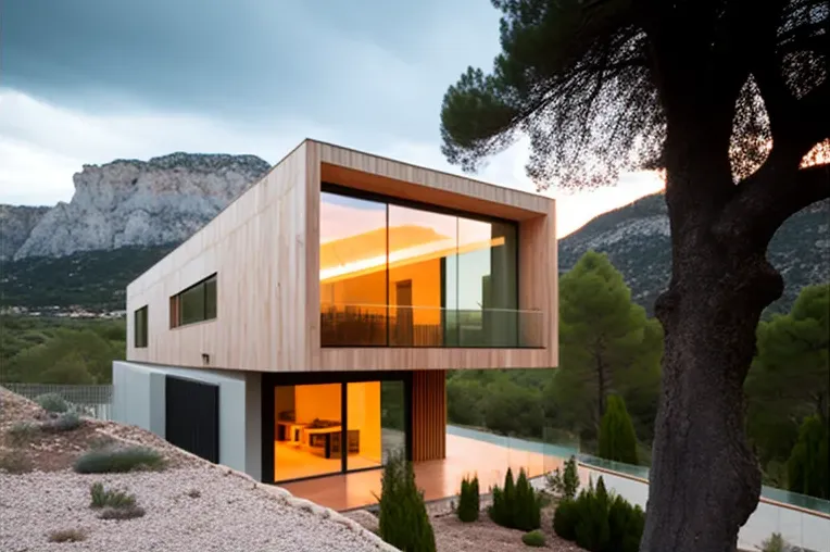 Vanguardia en la montaña: impresionante casa de arquitectura