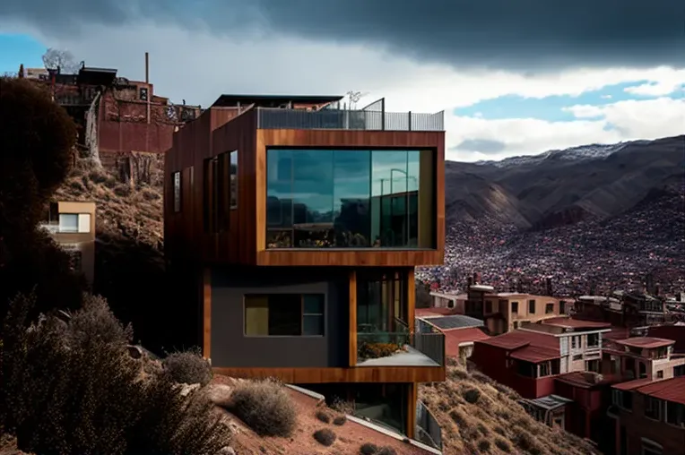 Casa de lujo con vistas panorámicas en la montaña de La Paz