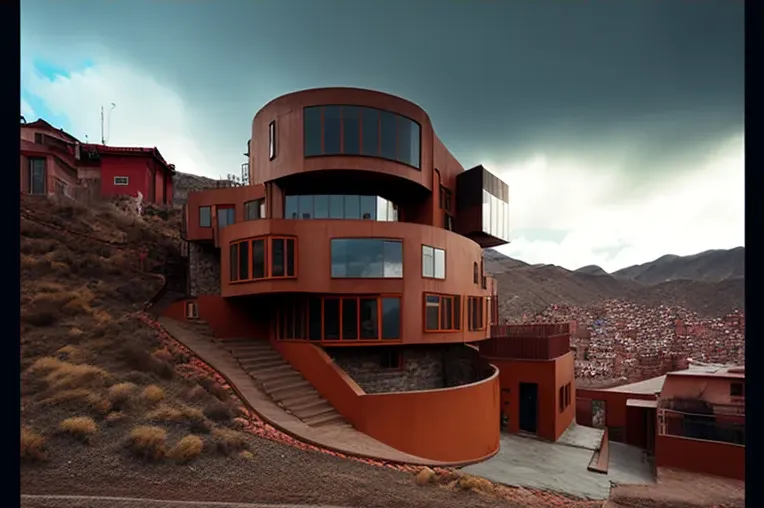 Arquitectura de diseño y lujo en la montaña de La Paz