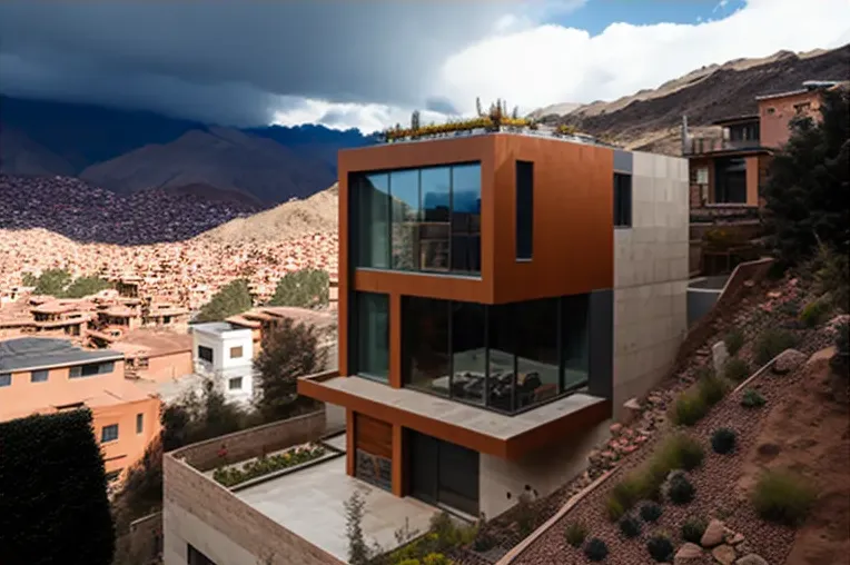 Sueño hecho realidad: villa con fachada elíptica y vistas impresionantes