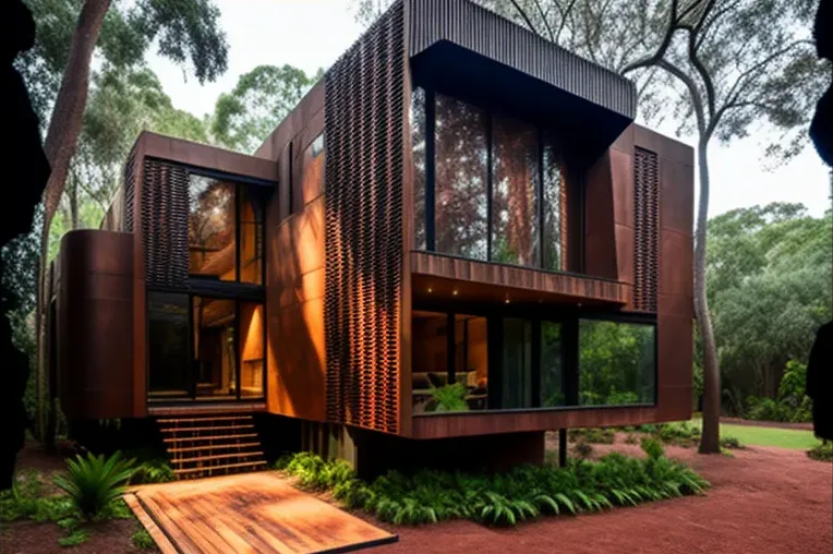 Un hogar de lujo en medio de la naturaleza: Casa con curvas imposibles en Buenos Aires