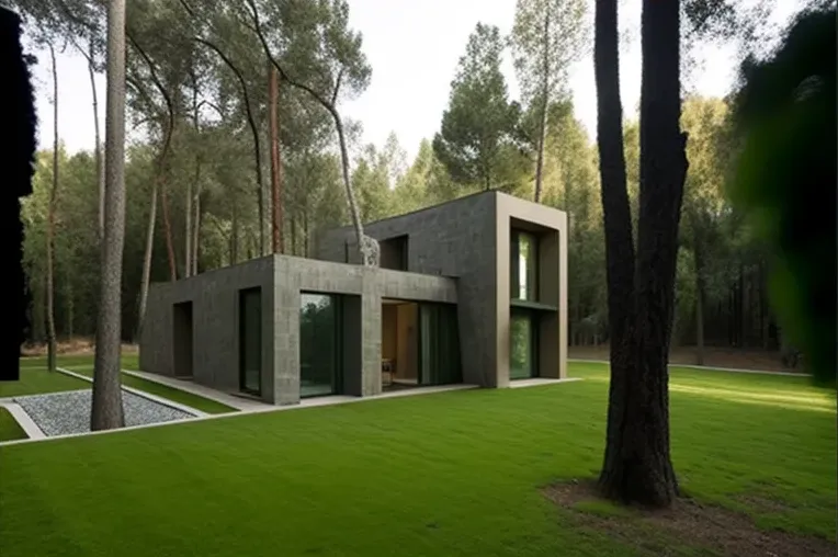 Casa de Lujo en el Parque Natural: Diseño Contemporáneo con Terrazas en Girona