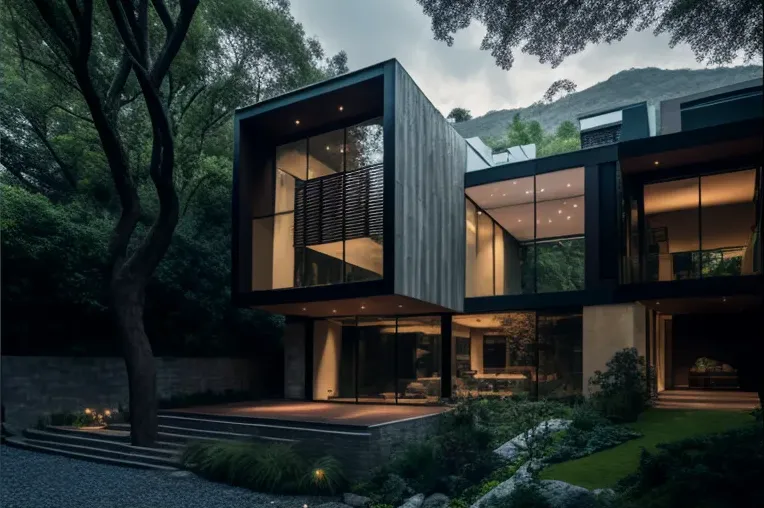 Sueño de Lujo en el Corazón de la Naturaleza: Casa de Vanguardia en Monterrey