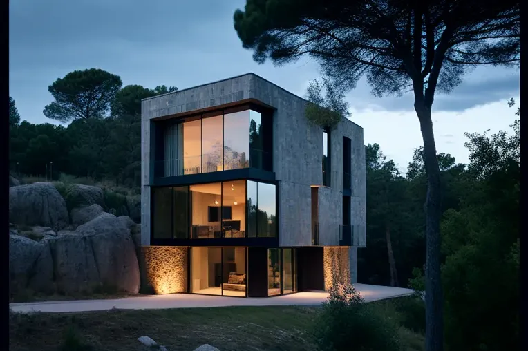 Espectacular casa de arquitectura con vistas impresionantes en España