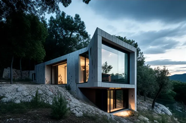 Casa de ensueño con entrada privada y cascada en Girona