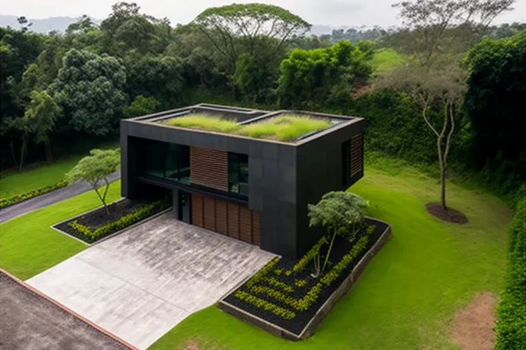 Lujosa villa de fibra de carbono, pizarra y piedra natural en Cali