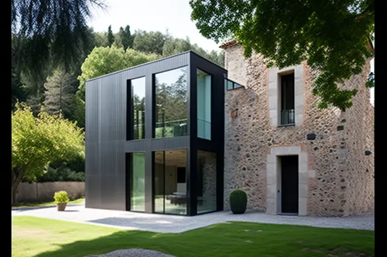 La Villa de Aluminio, Hormigón Armado y Vidrio: Una Belleza Contemporánea en Girona