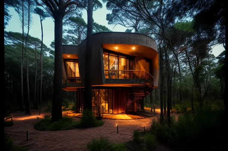 Refugio de lujo en el bosque: Casa de arquitectura ecológica en Punta del Este