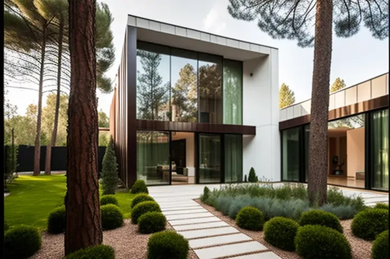 La Casa de Lujo Moderna: disfrute de la privacidad y vistas impresionantes en Madrid