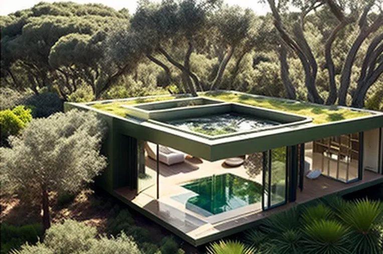 Casa ecológica rodeada de naturaleza salvaje en Sotogrande