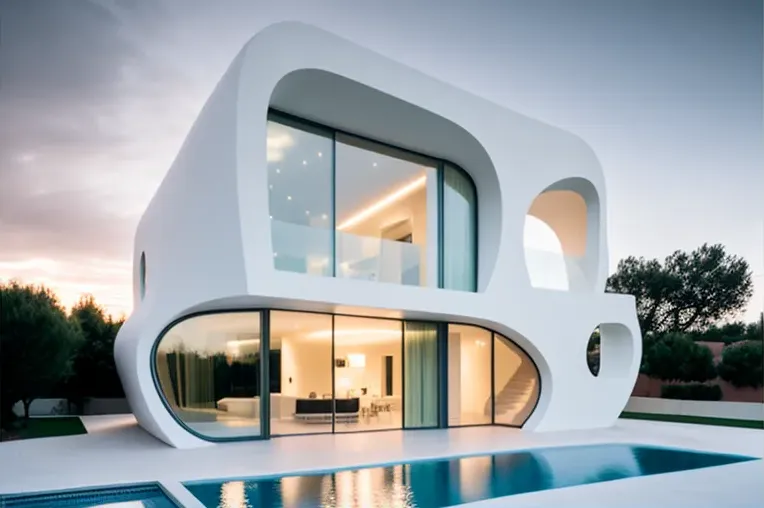 Diseño moderno y vistas panorámicas en esta Casa con piscina privada en Valencia