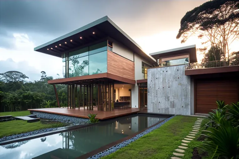 Vida de ensueño en Cali: Casa de lujo con piscina y detalles naturales