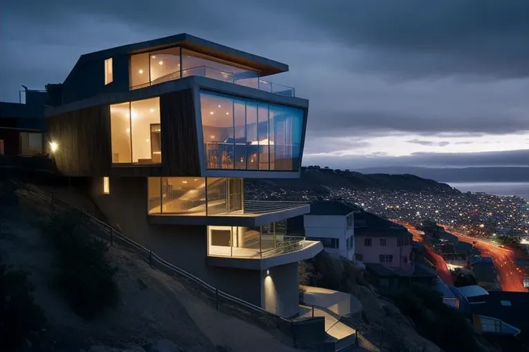 Eco-lujo en Valparaíso: Casa de arquitectura high-tech con materiales sostenibles