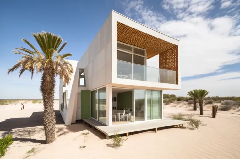 Vida sostenible en la playa: Casa de lujo con arquitectura ecológica en Sevilla