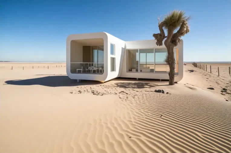 Eco-lujo en la costa: Casa con curvas imposibles y materiales sostenibles en Sevilla