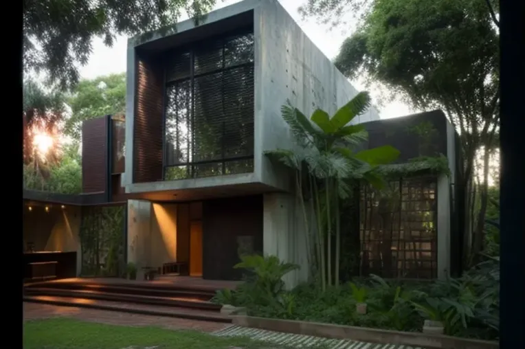 La Casa Industrial con vistas al atardecer: en un parque natural en Cartagena, Colombia