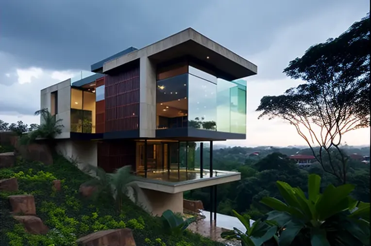 Villa moderna con vistas impresionantes en Cali, Colombia