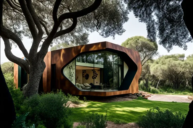 La perfección en la naturaleza: Casa de arquitectura de vanguardia con techos altos y sistema de iluminación en una densa jungla cerca de Sotogrande